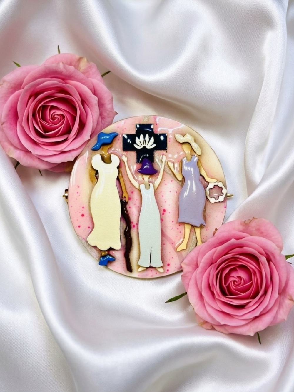 💗 Pink 🧁Cupcake Lucinda Brooch